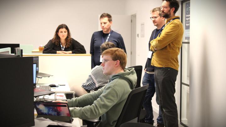 Students and experts in action